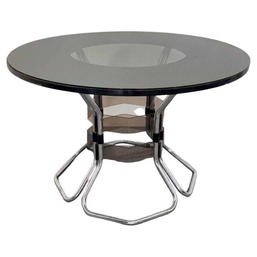 Dining Table Multi Material Design Modern Decoration 1970s