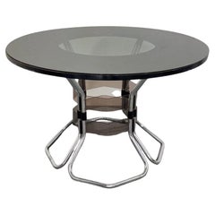 Dining Table Multi Material Design Modern Decoration 1970s
