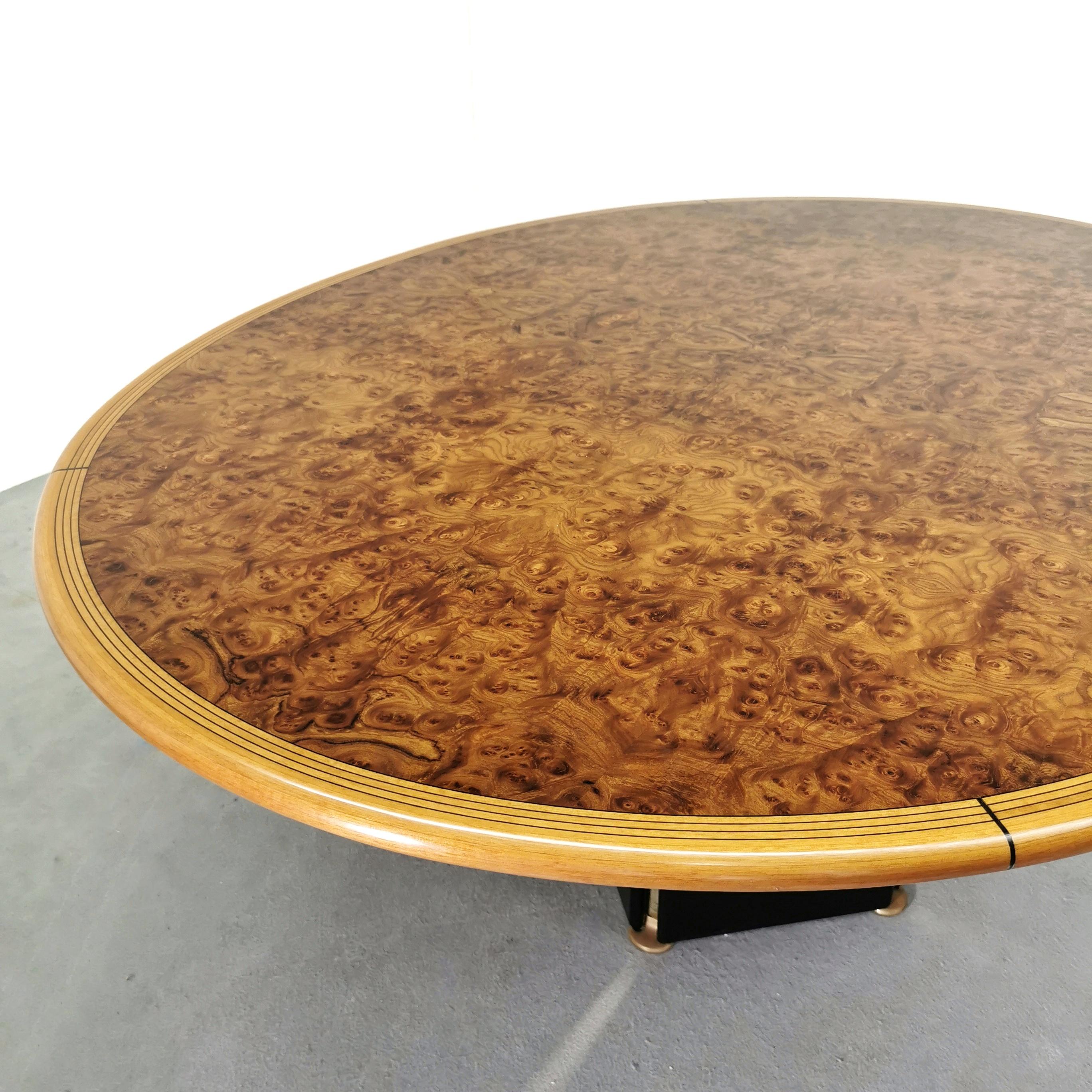 mAXALTO table de salle à manger ovale par Afra et Tobia Scarpa série Artona en vente 3