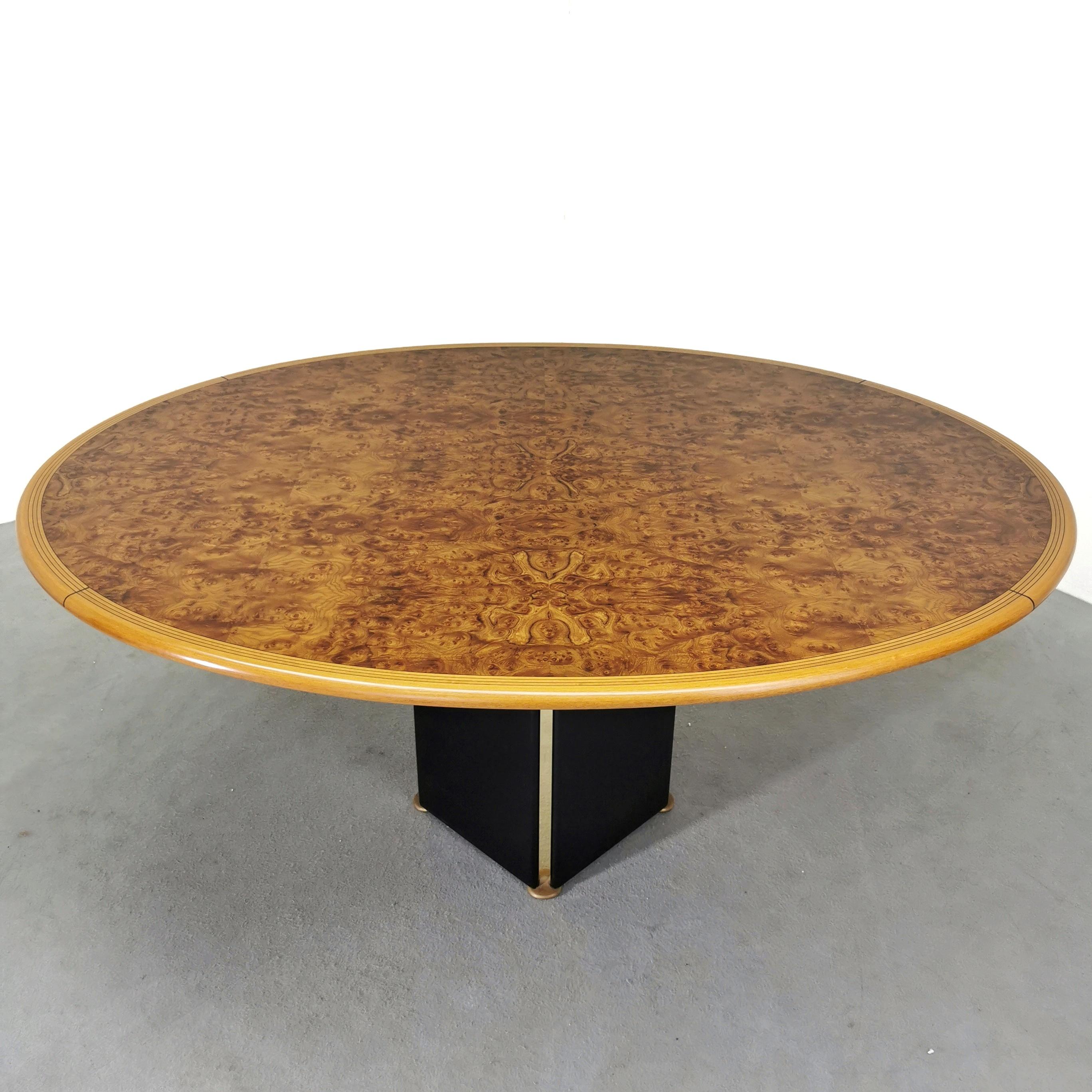 mAXALTO oval dining table by Afra and Tobia Scarpa Artona series For Sale 6
