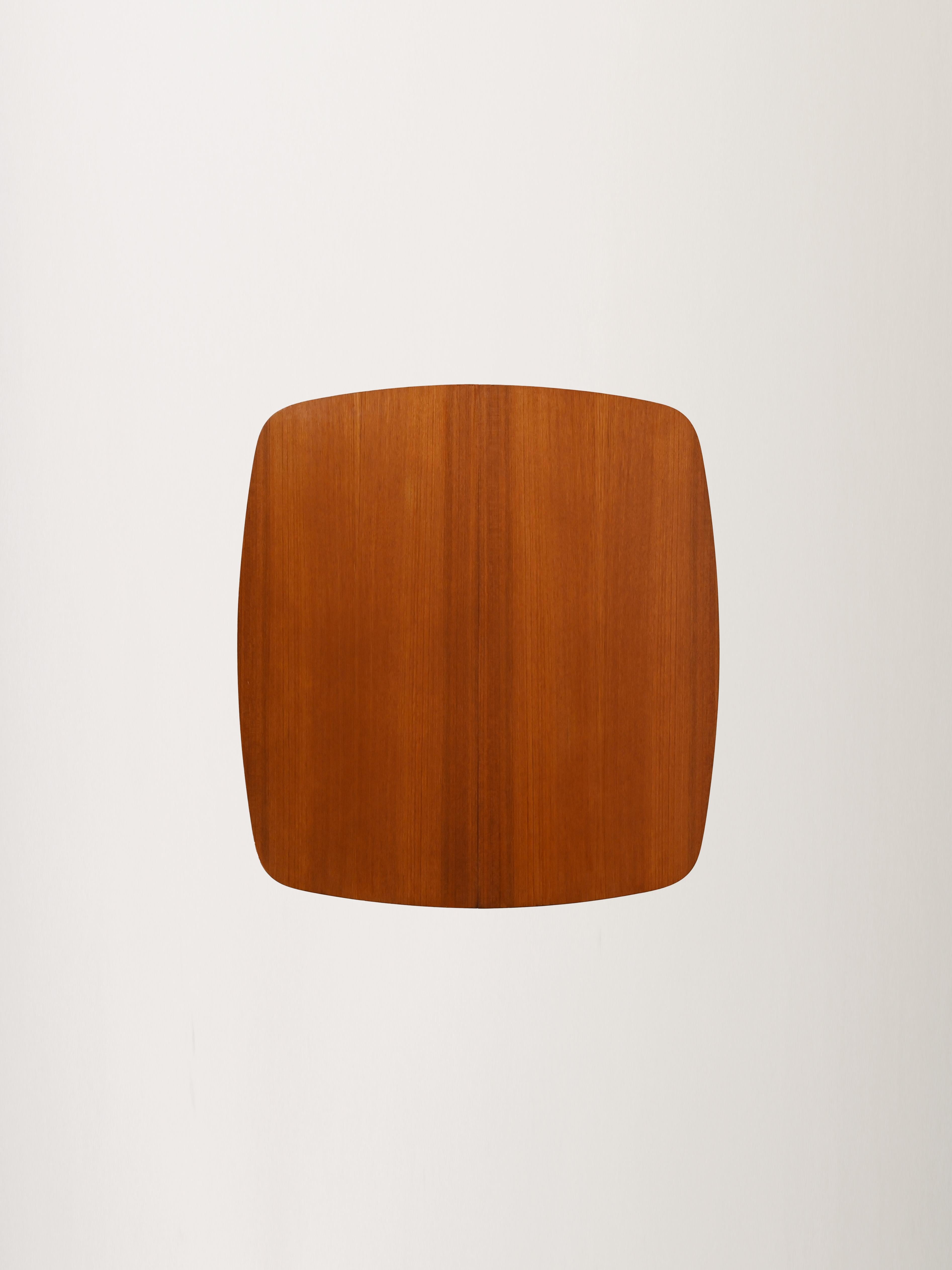 Tavolo da pranzo quadrato svedese in teak, anni 60 en vente 2