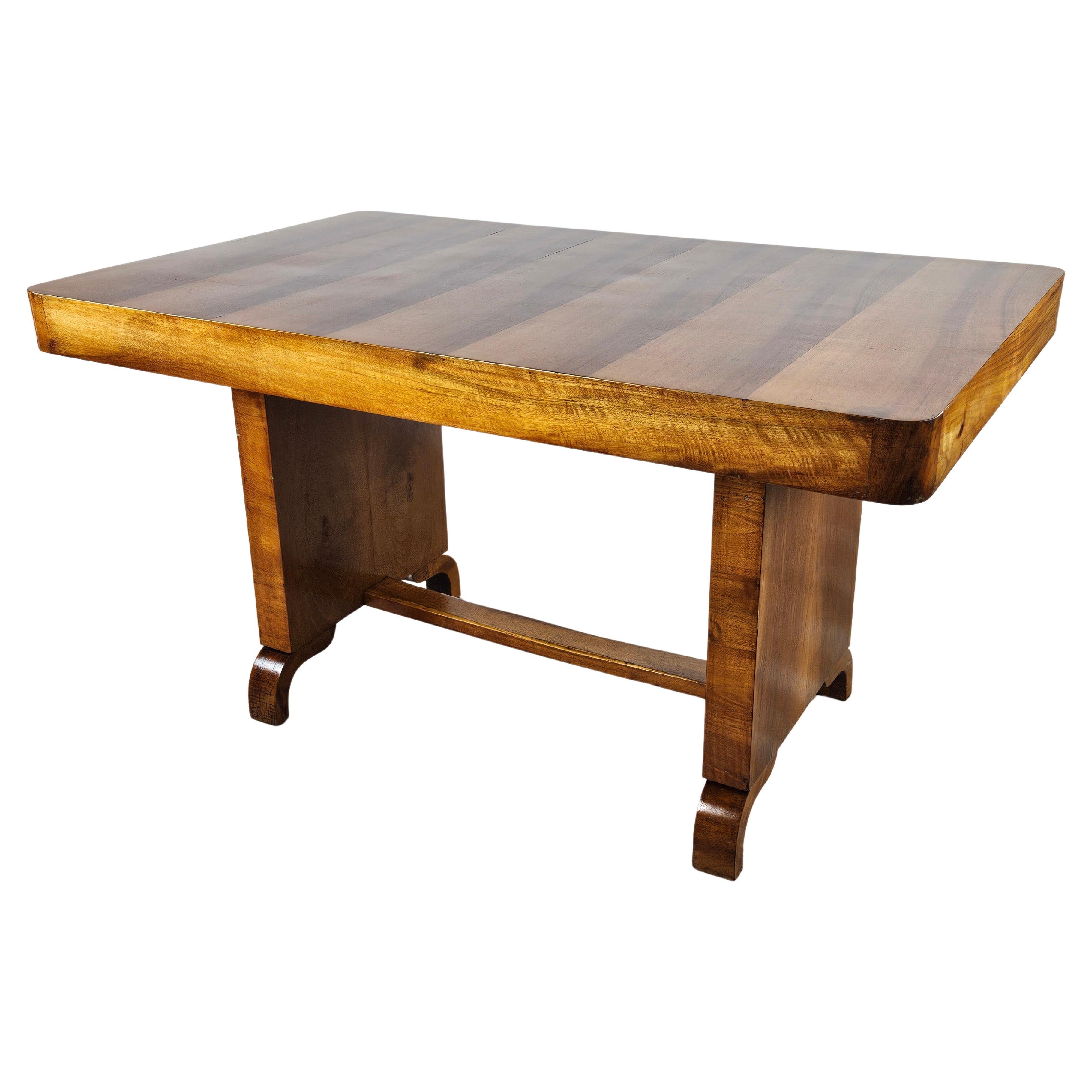 Art Deco 1930s rectangular dining table For Sale