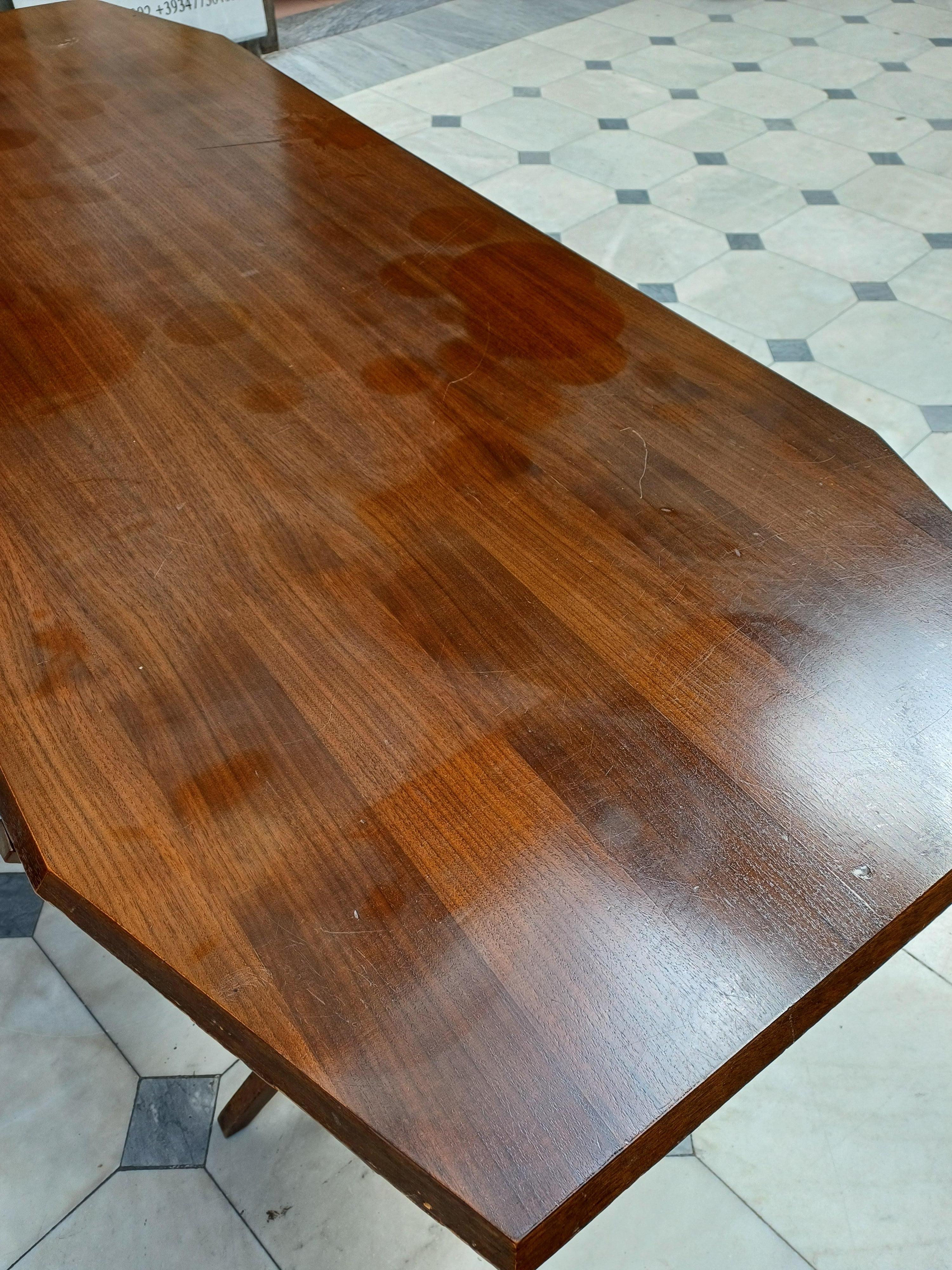 Wood Tavolo da pranzo / Scrivania mod. Cavalletto di Franco Albini per Poggi anni '50 For Sale