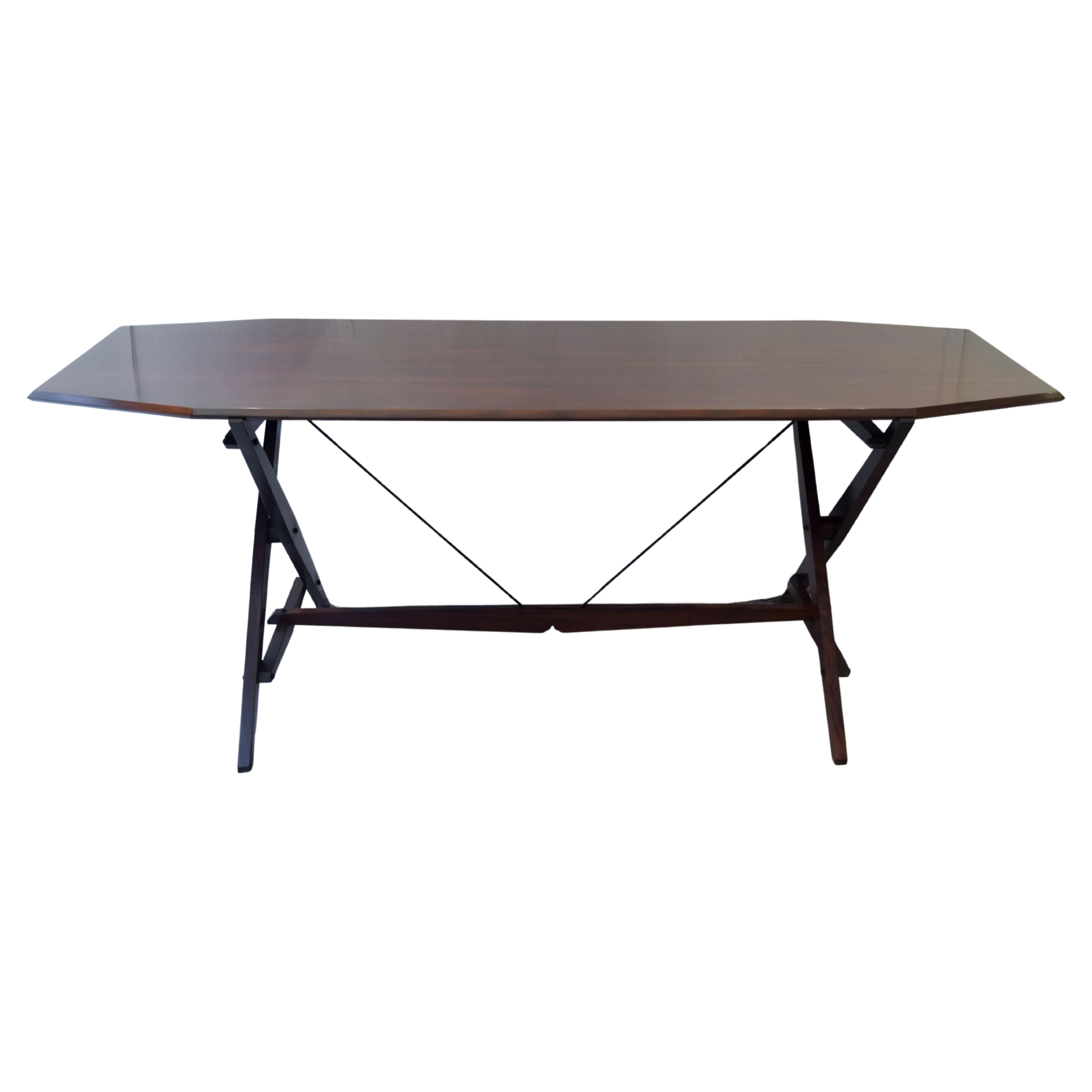 Dining table/desk mod. Cavalletto by Franco Albini for Poggi 1950s