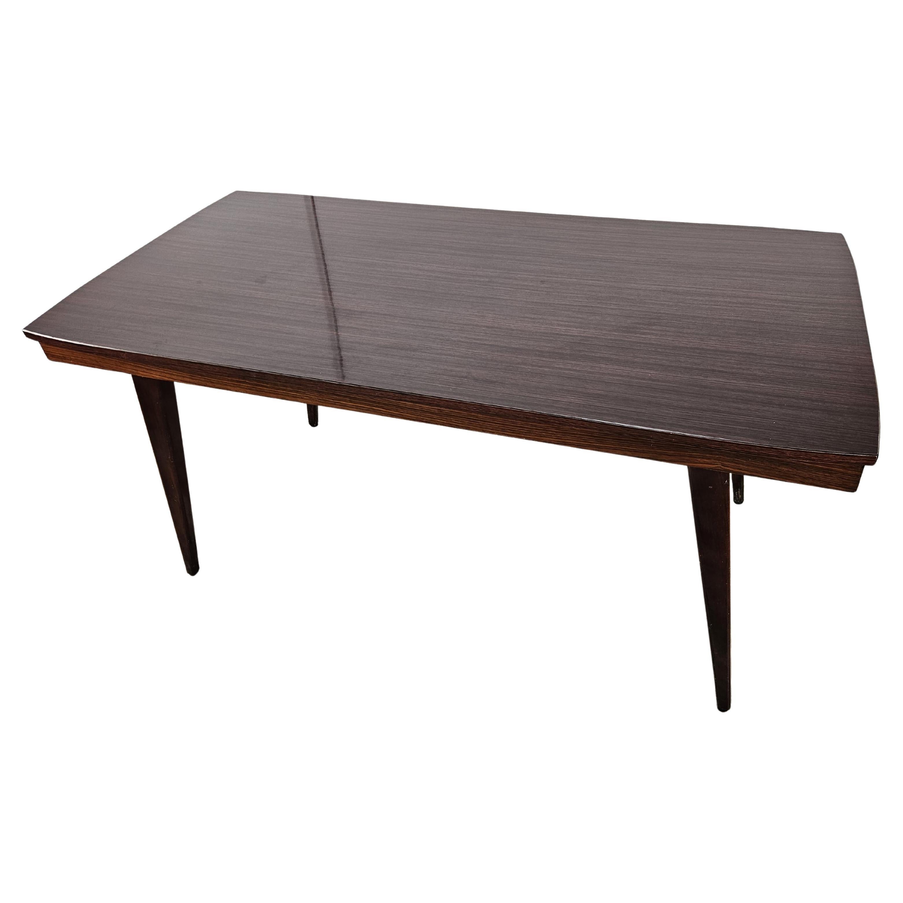 Vintage rosewood laminate dining table