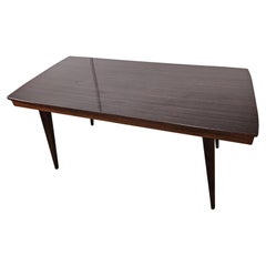 Tavolo da pranzo vintage in laminato di palissandro