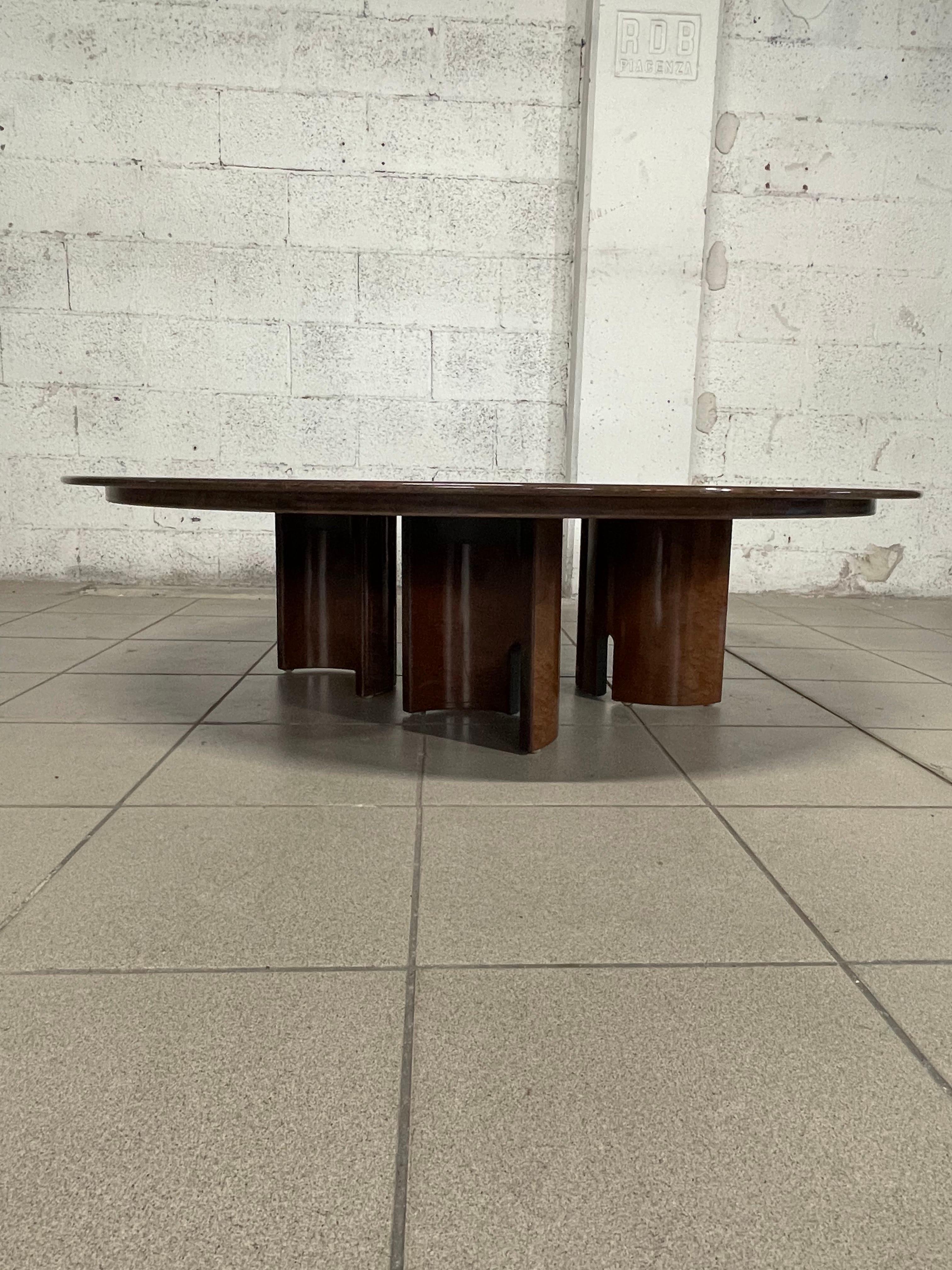 1980s living room table by Giovanni Offredi for Saporiti Italia For Sale 4