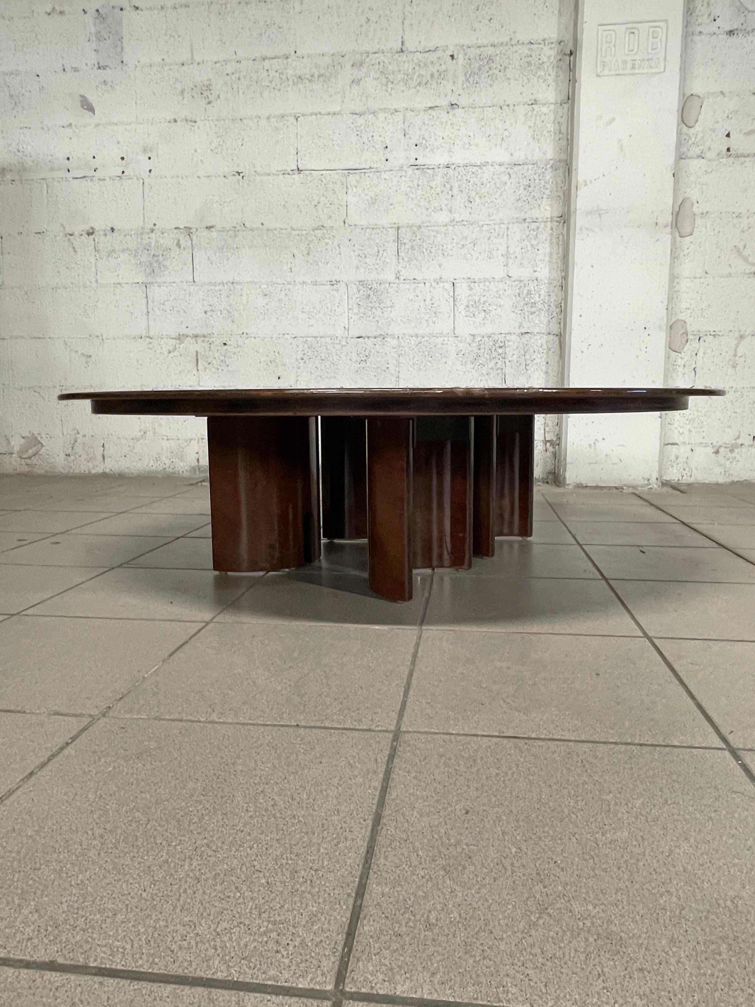 1980s living room table by Giovanni Offredi for Saporiti Italia For Sale 5