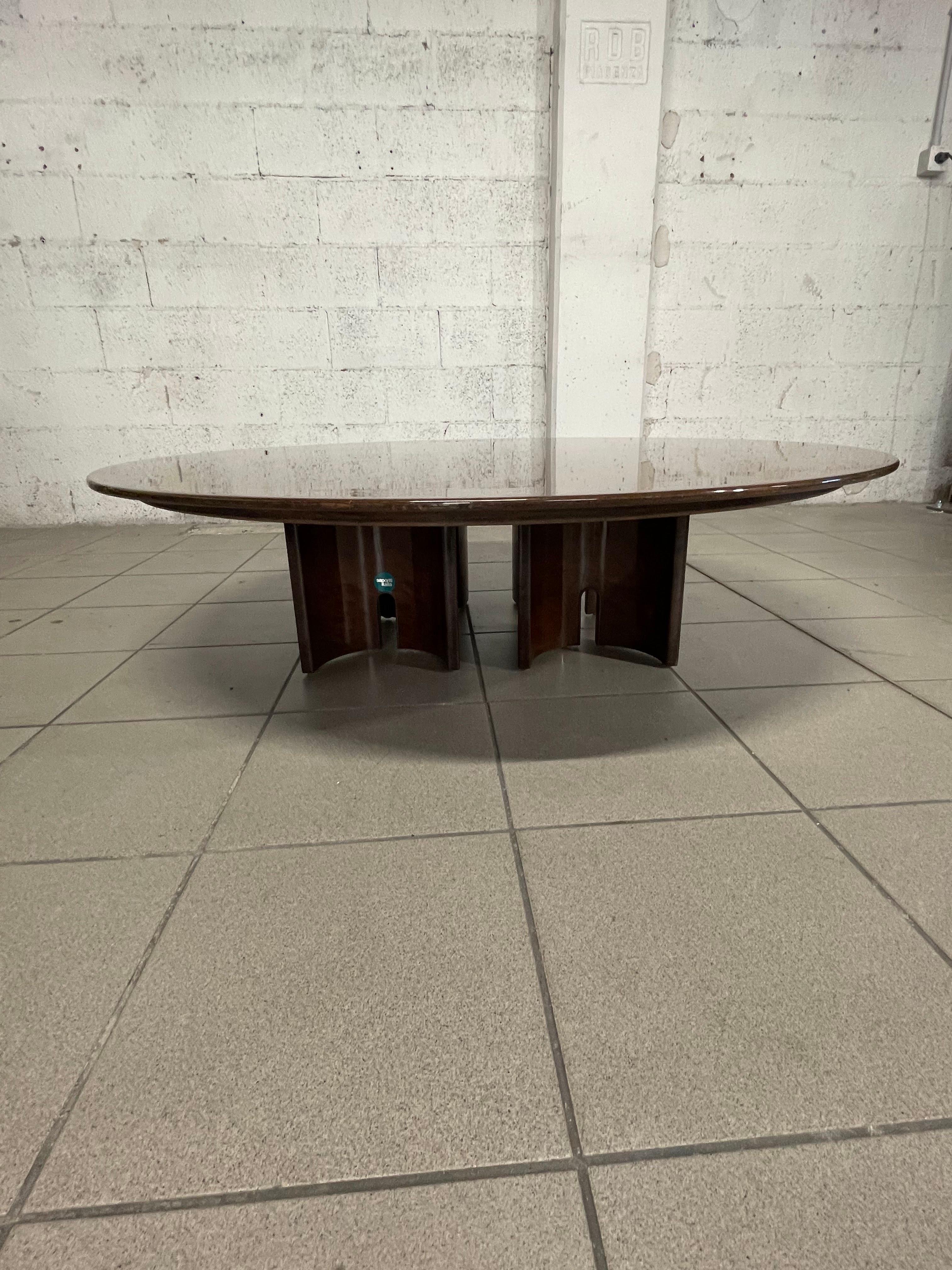 1980s living room table by Giovanni Offredi for Saporiti Italia For Sale 12