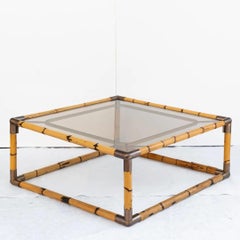 Bamboo lounge/coffee table, 1970s