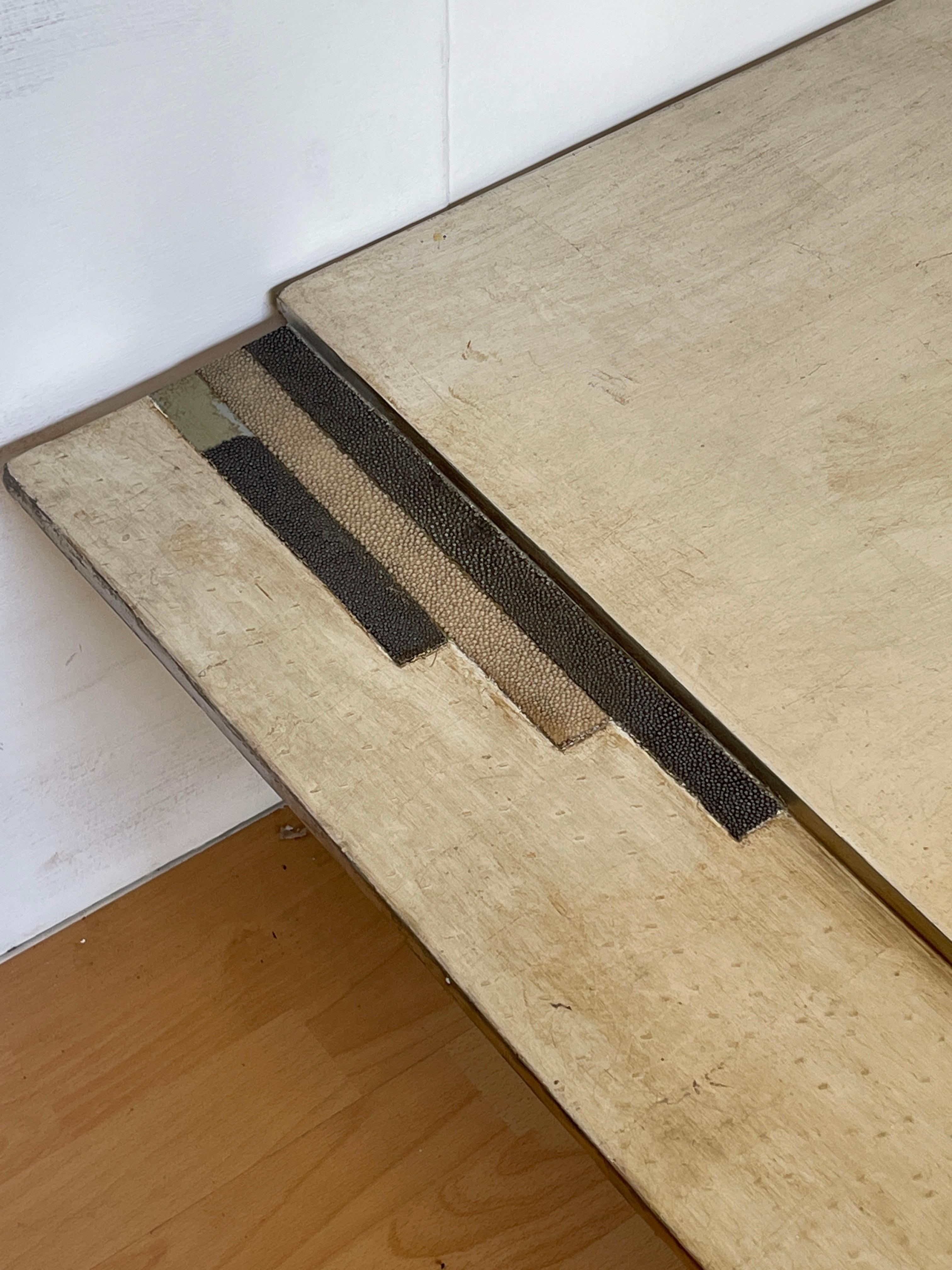 20th Century Table de salon moderne avec structure en acier argenté, lac de Côme, 1980 en vente