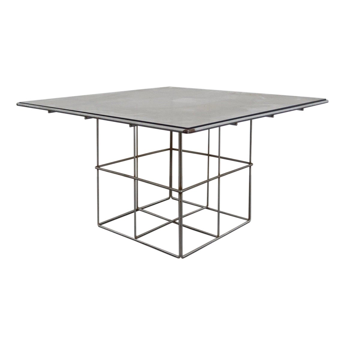 Tavolo di Design da salotto anni 
70 Made in Italy Industrial Chic Modernariato