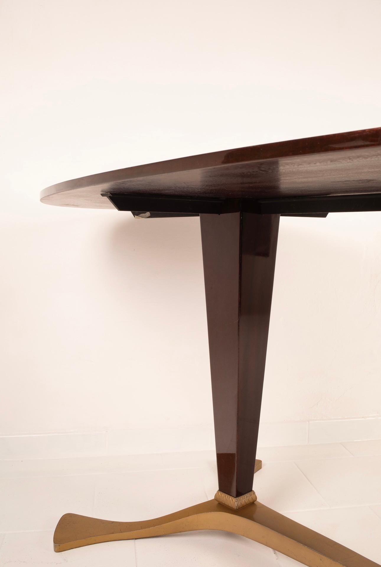 Mid Century Dining Table by Fulvio Brembilla for RB Design 1950s For Sale 4