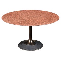 Table by Gianni Moscatelli for Formanova Anni 70, in granite and metal 