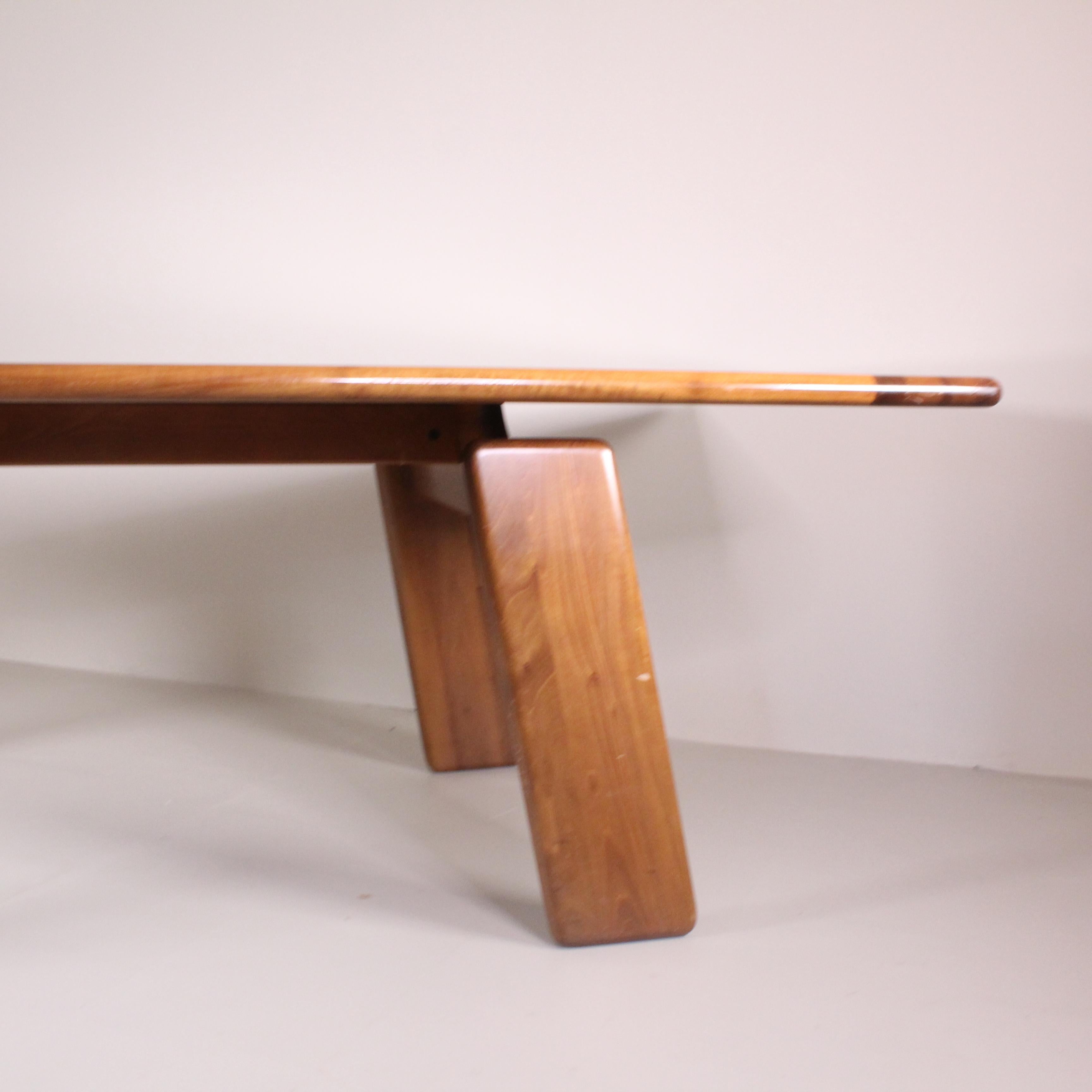 Mid-20th Century  Wooden table, Mario Marenco, MobilGirgi, 1960 For Sale