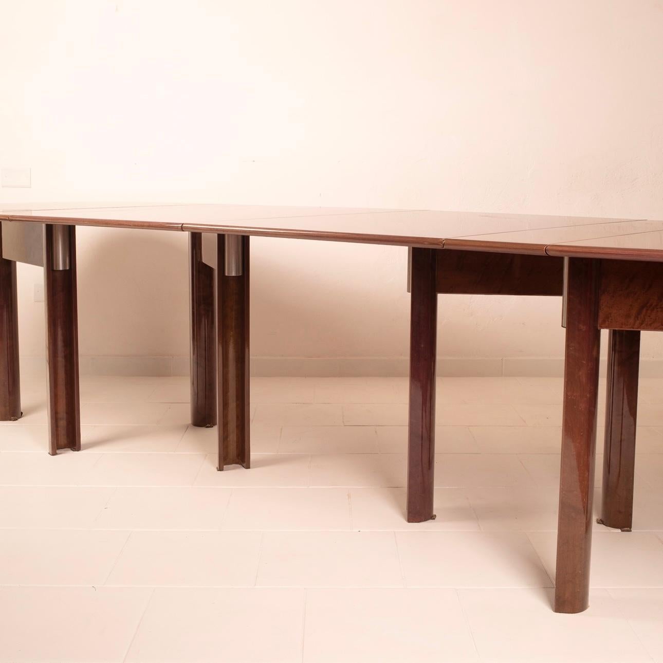 Ausziehbarer Tisch Dinner von Giovanni Offredi für Saporiti Italia im Angebot 7