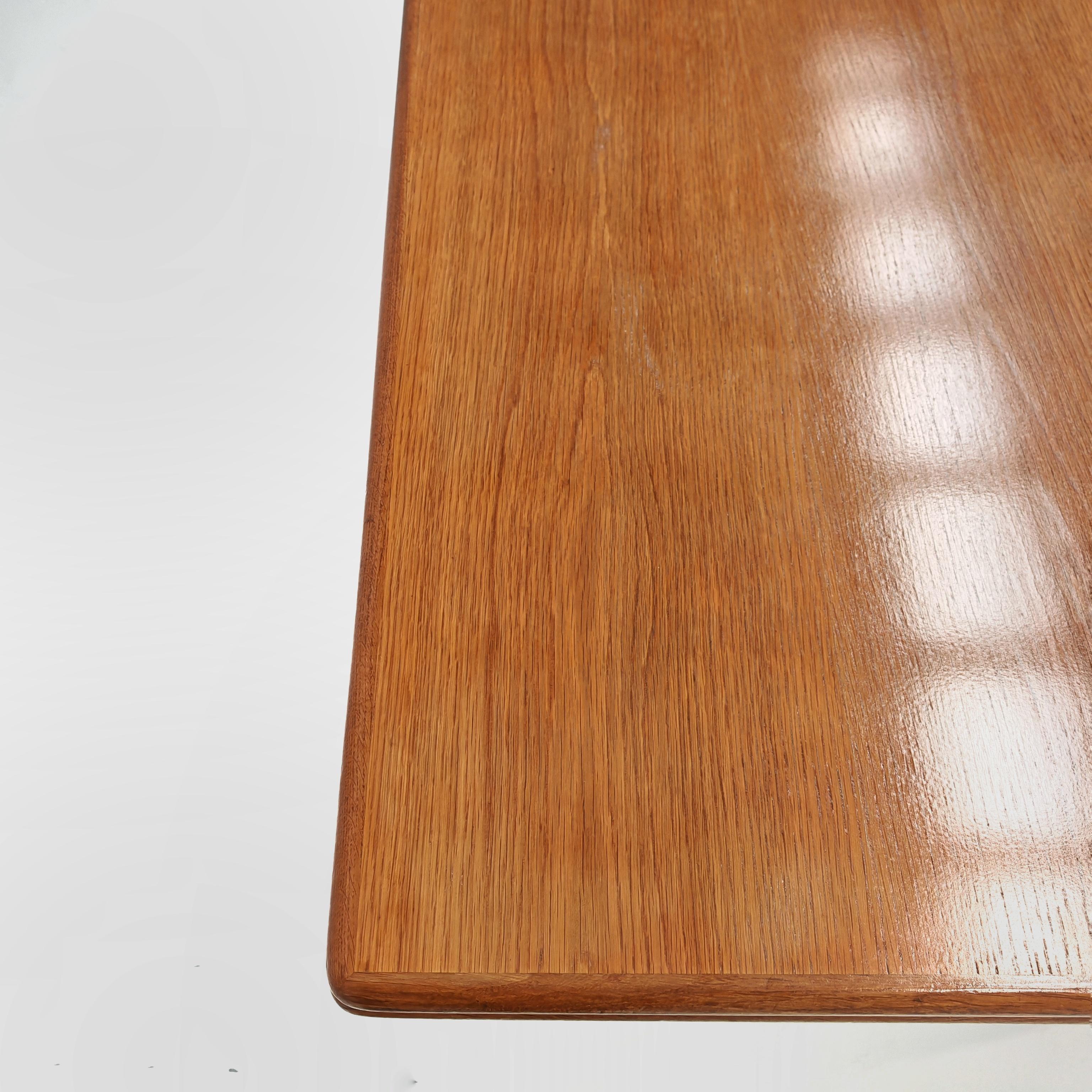 Nibay extendable table in oak by Tobia & Afra Scarpa for Gavina, 1960s For Sale 5