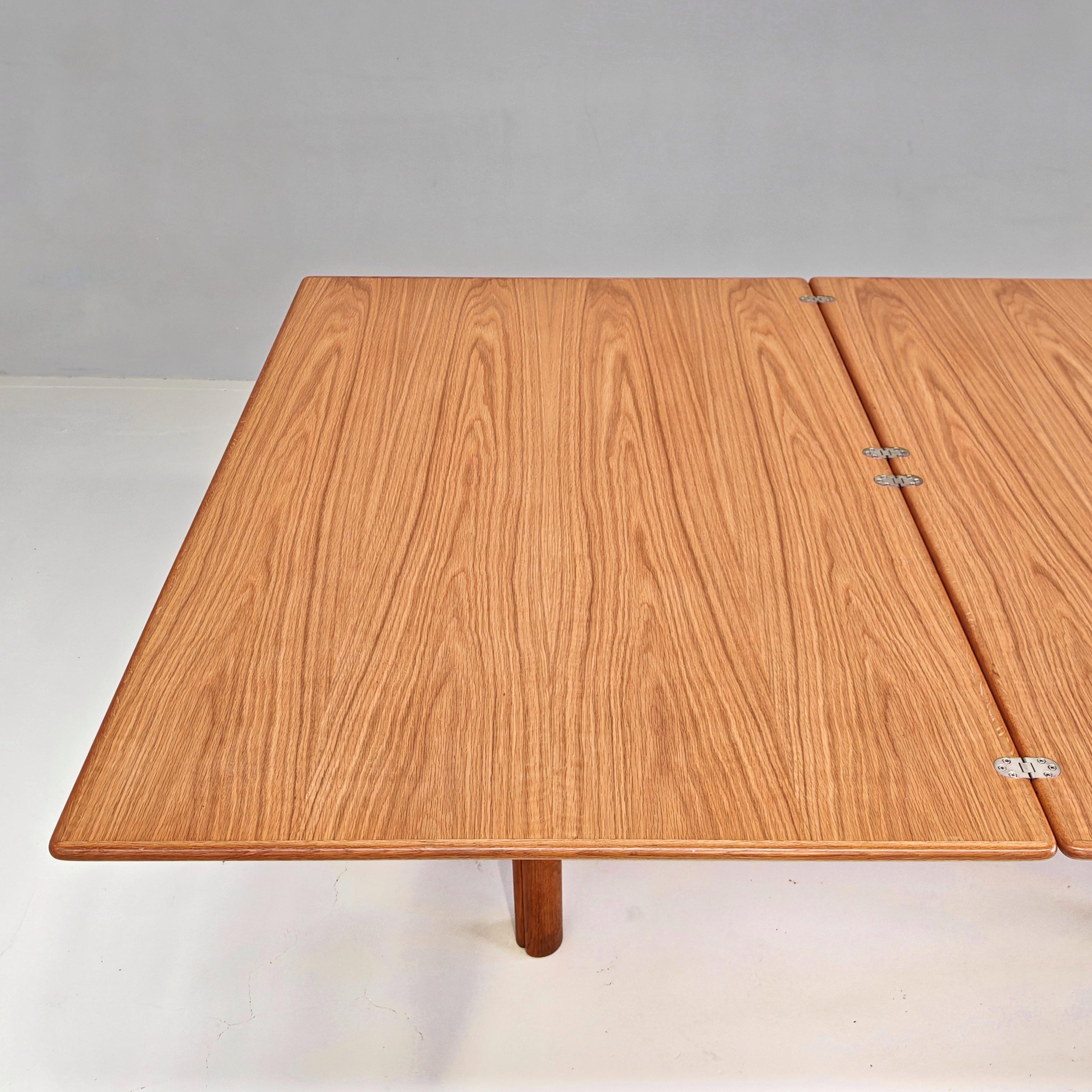 Nibay extendable table in oak by Tobia & Afra Scarpa for Gavina, 1960s For Sale 10