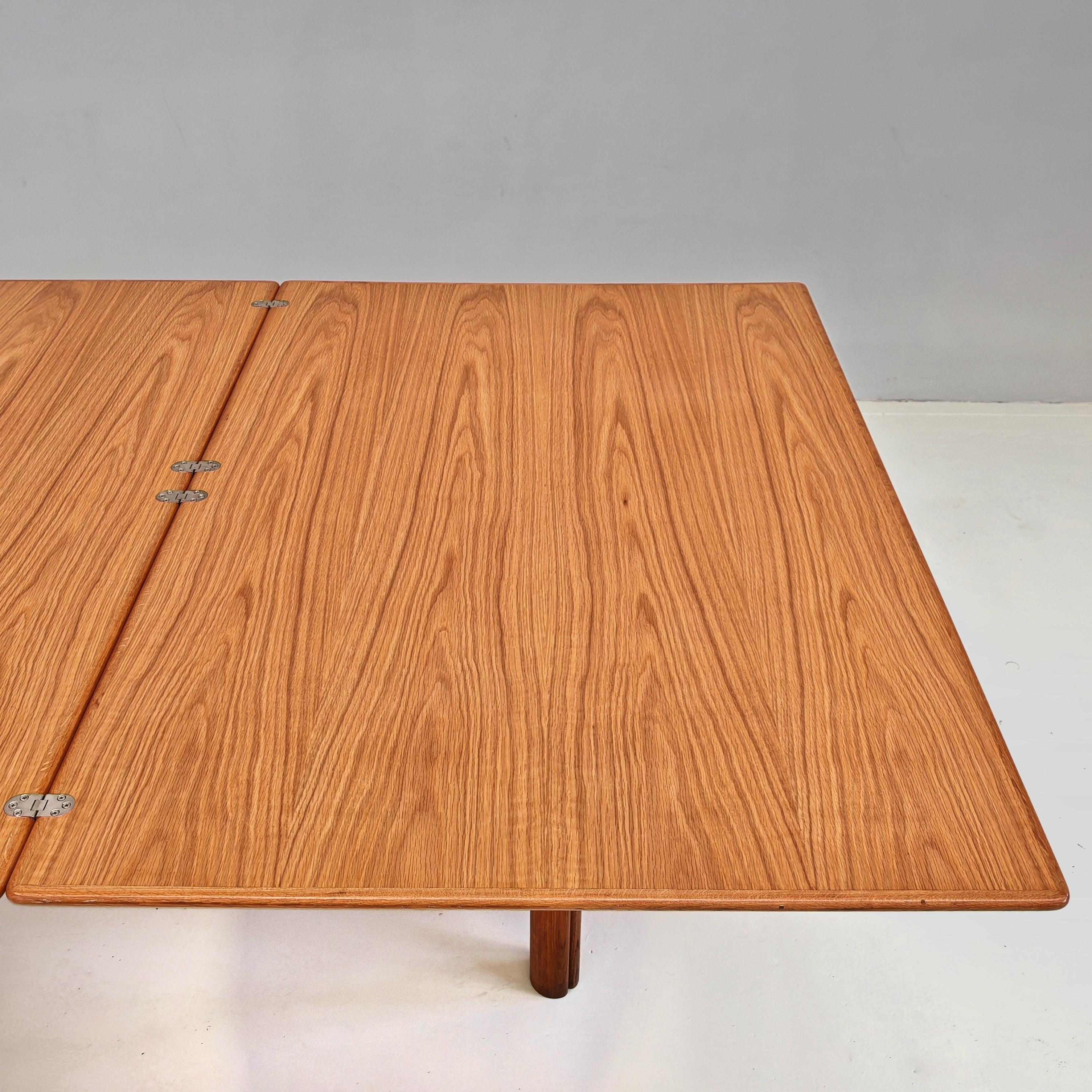 Nibay extendable table in oak by Tobia & Afra Scarpa for Gavina, 1960s For Sale 11