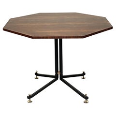 Tavolo Ico Parisi per Brugnoli Mobili Cantù in legno e ferro, 1955