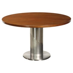 60s-70s Walnut Veneer Table