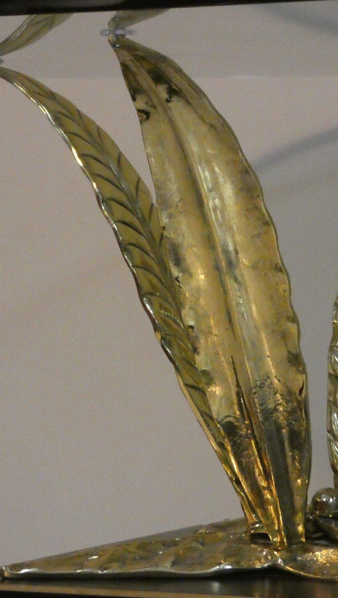 Table en bronze, laiton et cristal par Gianni Versace pour Versace Home en vente 2