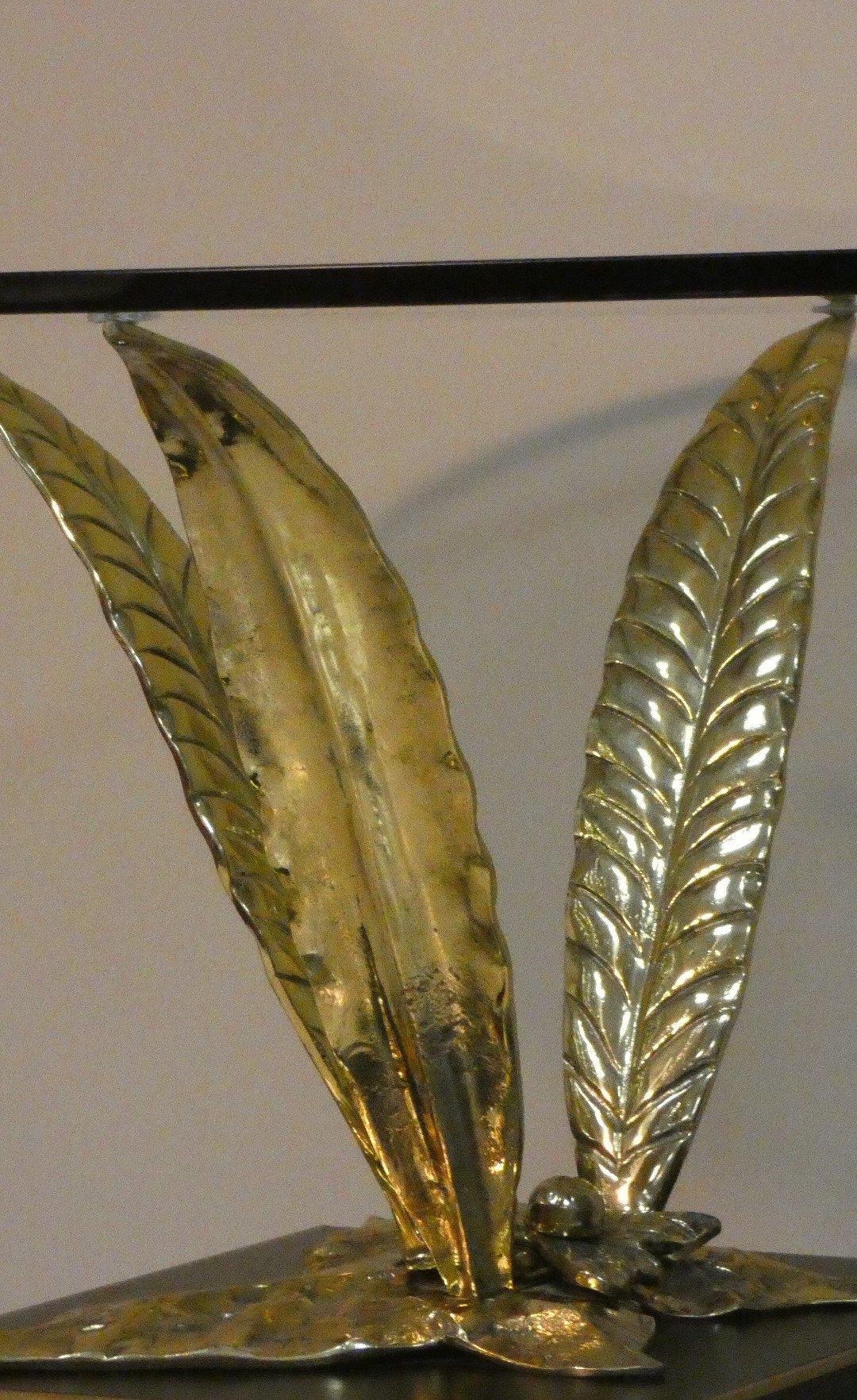 Table en bronze, laiton et cristal par Gianni Versace pour Versace Home en vente 3