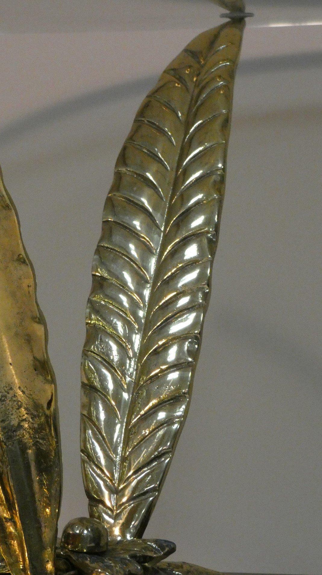 Table en bronze, laiton et cristal par Gianni Versace pour Versace Home en vente 5