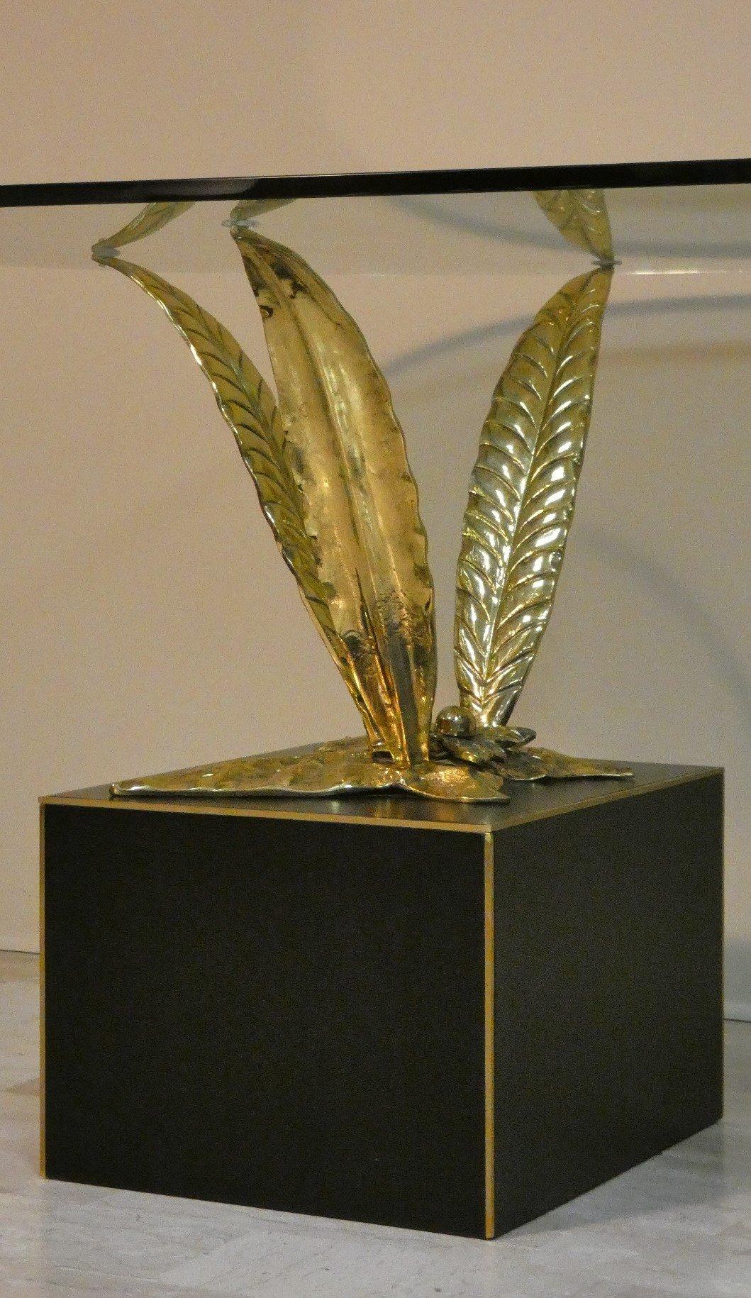 Table en bronze, laiton et cristal par Gianni Versace pour Versace Home en vente 6