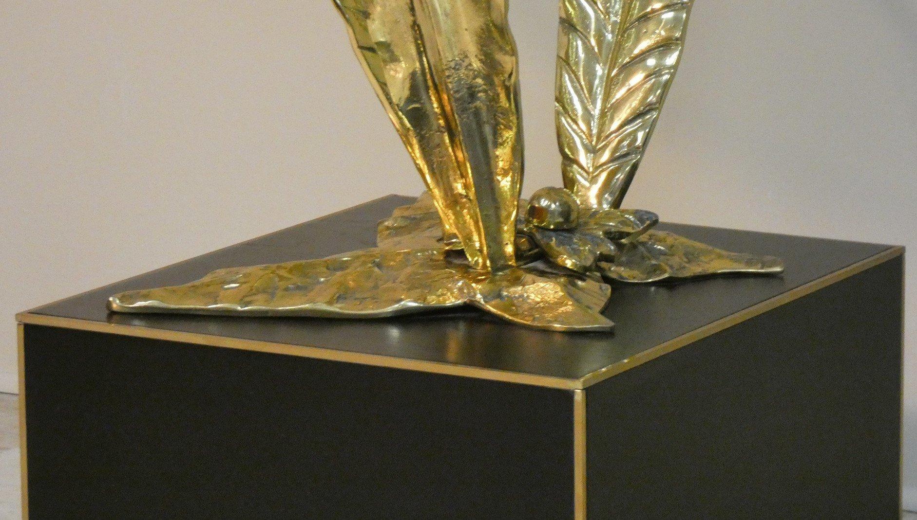 Table en bronze, laiton et cristal par Gianni Versace pour Versace Home en vente 7