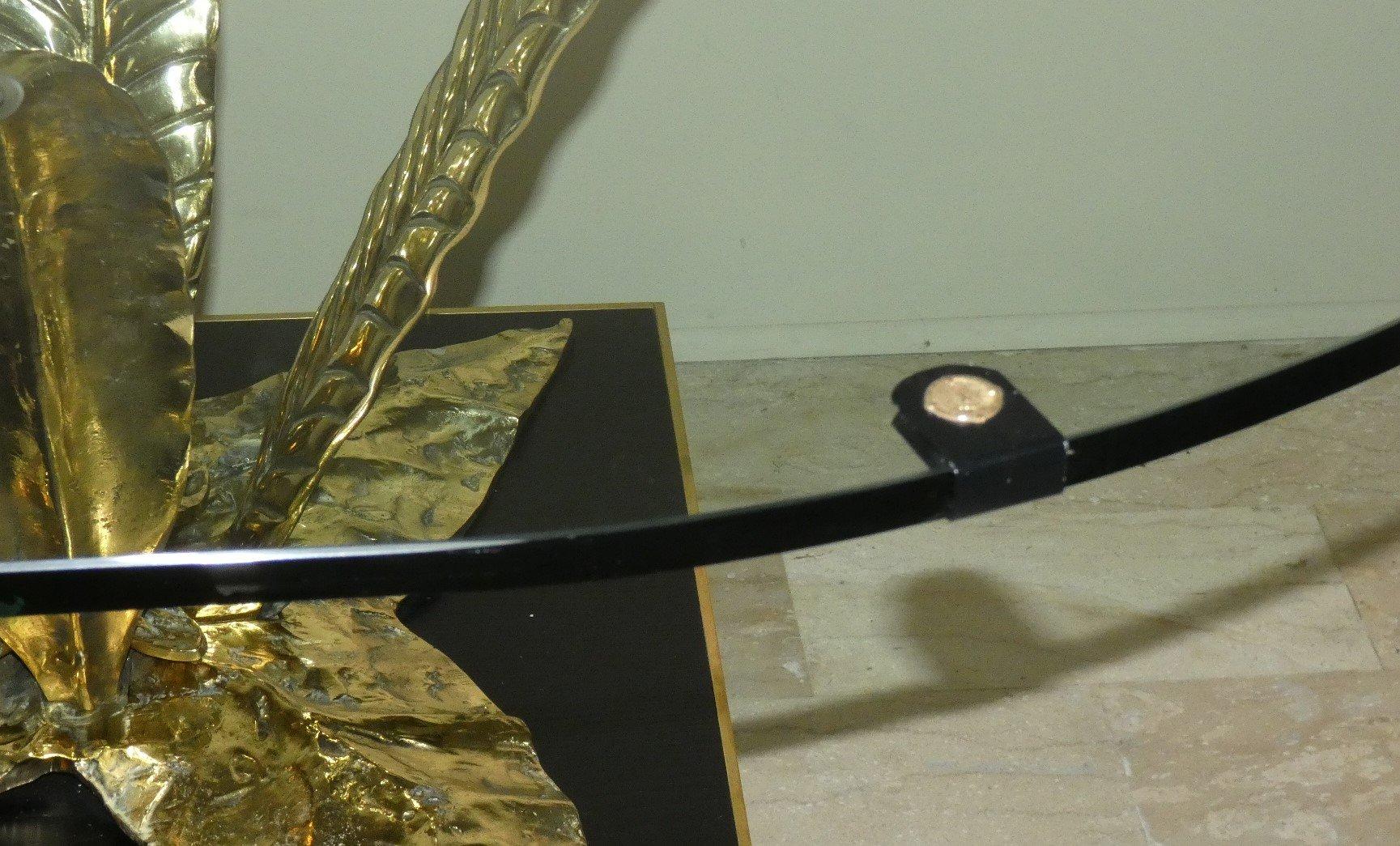 Table en bronze, laiton et cristal par Gianni Versace pour Versace Home en vente 8