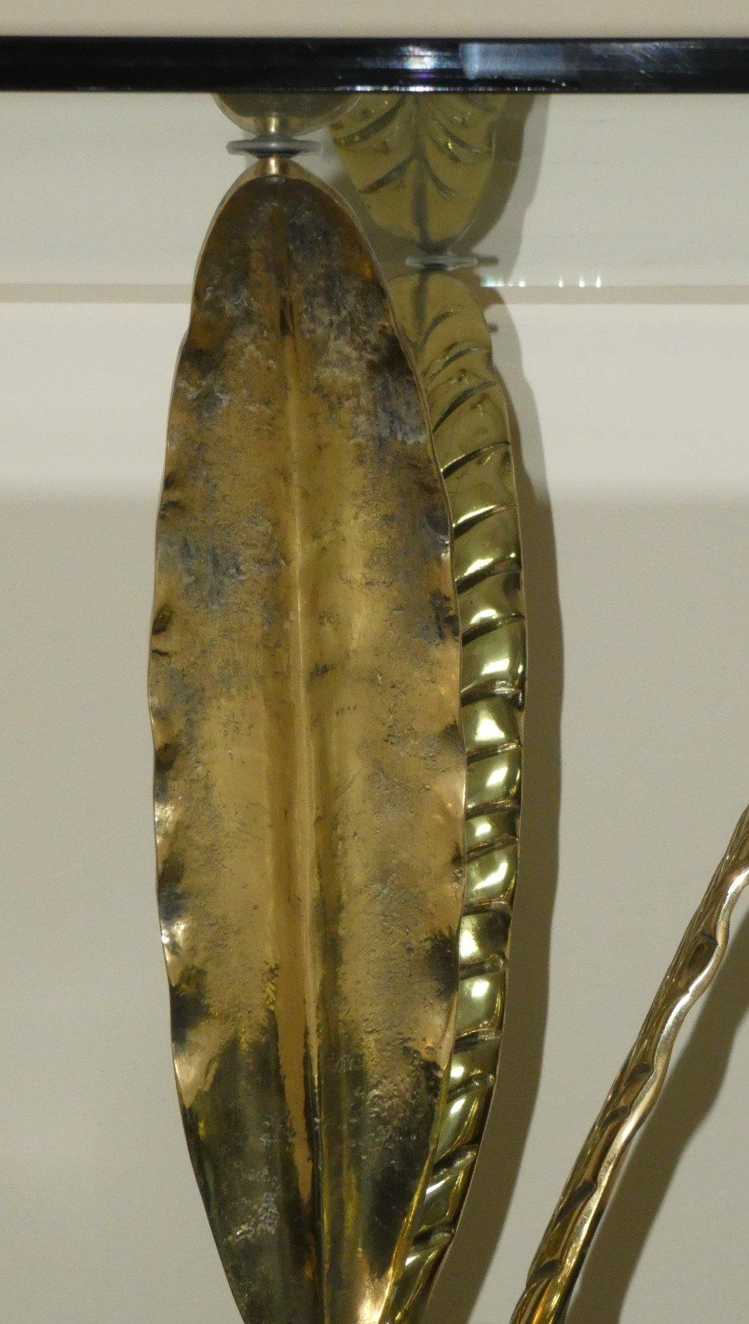 Table en bronze, laiton et cristal par Gianni Versace pour Versace Home en vente 11