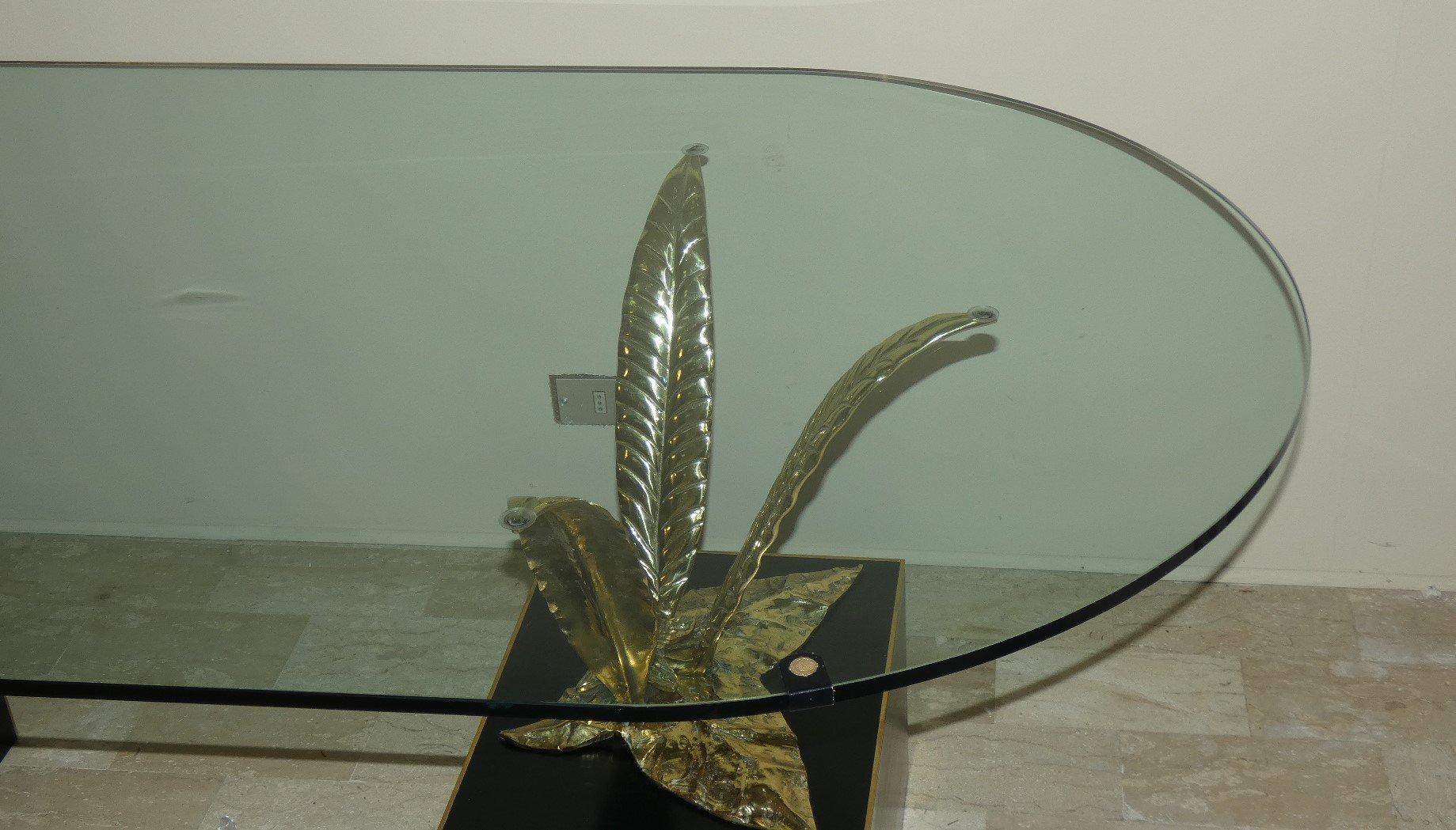 Regency Table en bronze, laiton et cristal par Gianni Versace pour Versace Home en vente