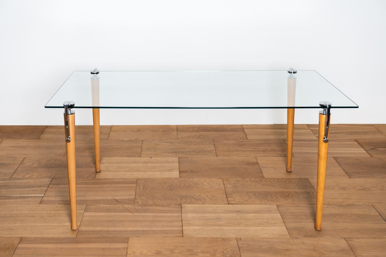 Magis crystal table, removable legs 1990 In Good Condition In Manzano, IT