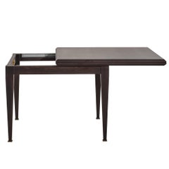 Openable wooden table made in Italy in the early 2000s