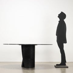 Tavolo in Marmo Anni 70-80 ovale