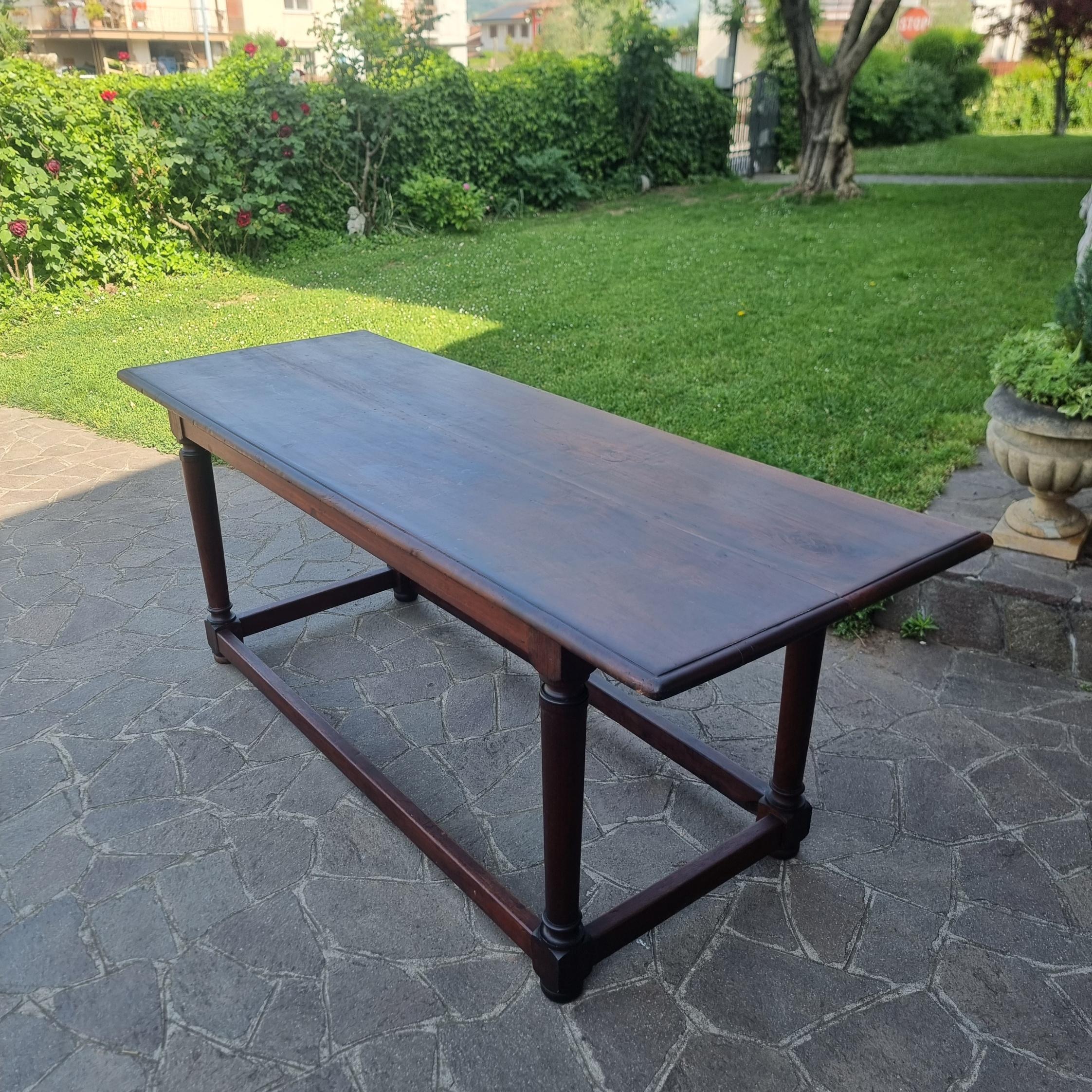 Mesa Direttorio de nogal lombardo de finales del siglo XVIII Italian en venta