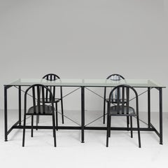 Table en verre Asnago Vender de Mario Asnago Claudio Vender Pallucco