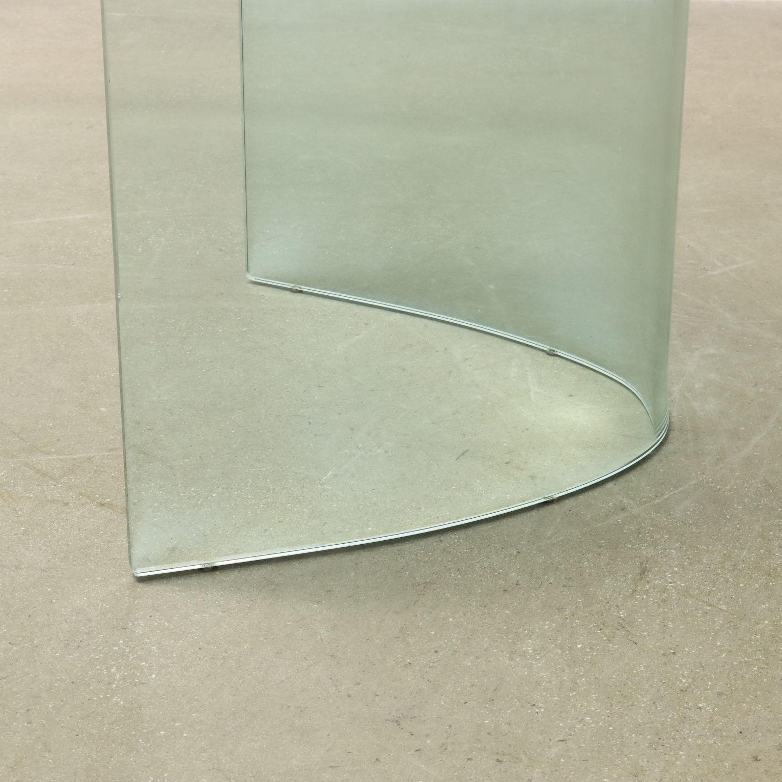Fiam 80s Oval Glass Table 4