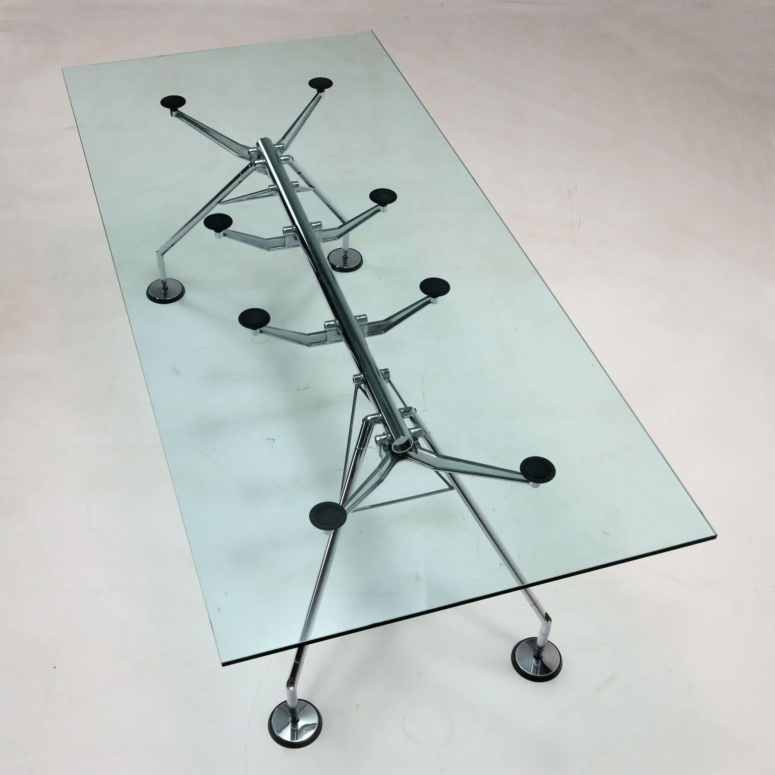 Tavolo modello 'Nomos' di Norman Foster per Tecno anni 90 For Sale 5