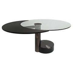 Table ronde à rallonges « Moon », style postmoderne, M Mazzer pour Zanette