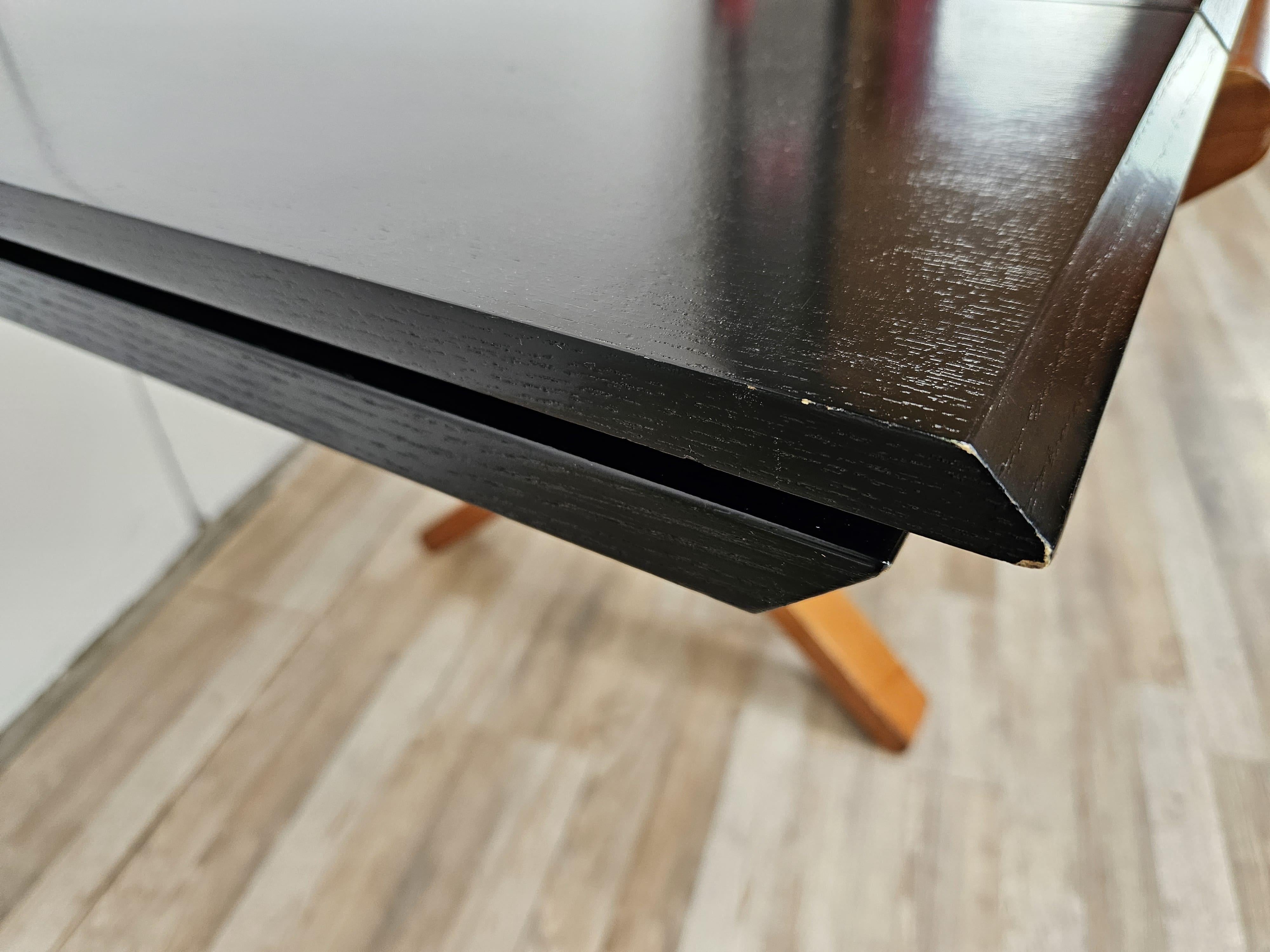 Wood Nirone table from the series 'I Bagatti' by Gianfranco Frattini for Fantoni, 1980 For Sale