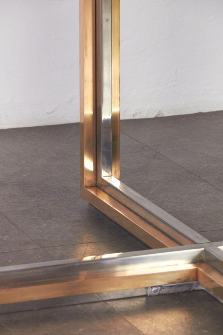 Table octogonale en laiton par Renato Zevi, 1970 en vente 8