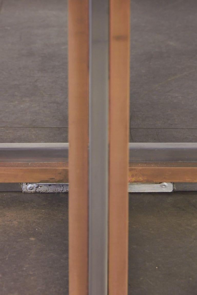 Table octogonale en laiton par Renato Zevi, 1970 en vente 9