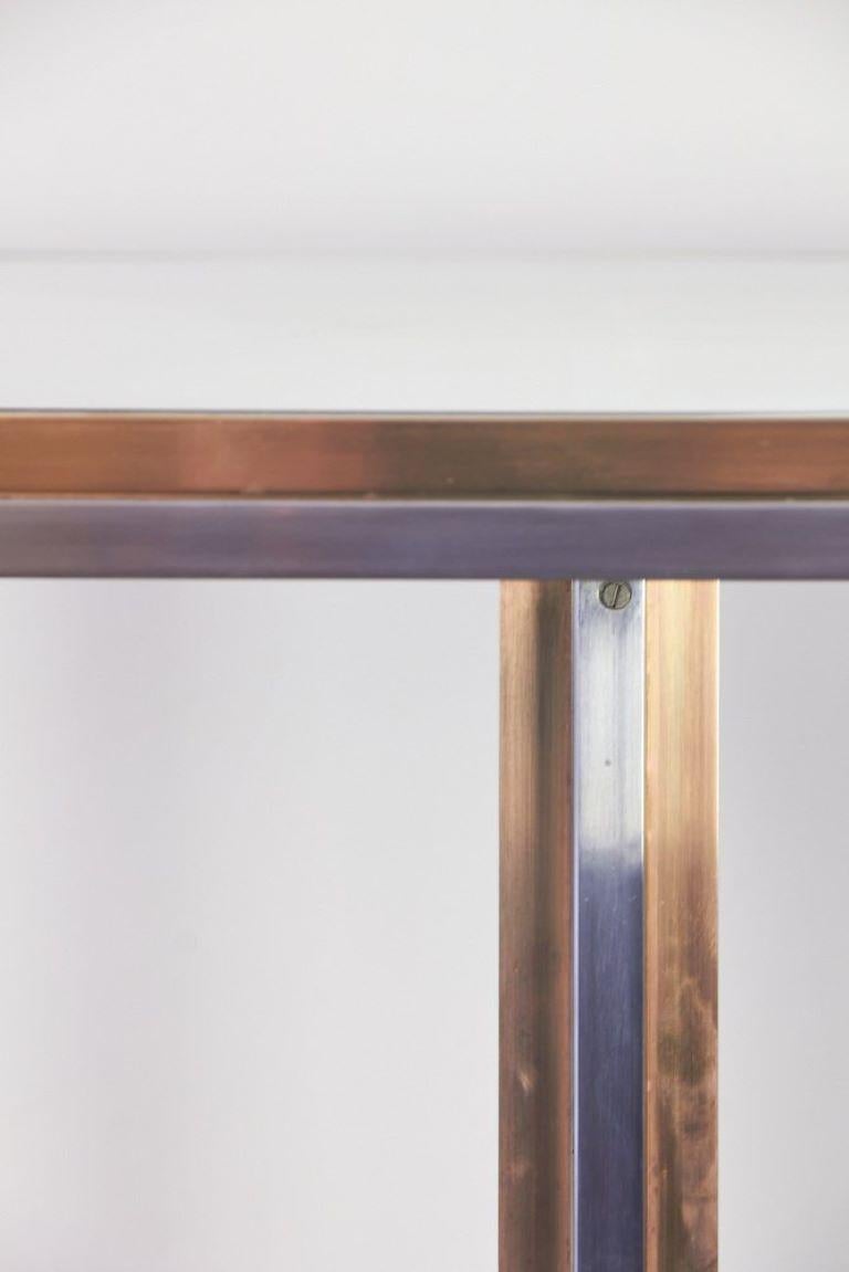 Table octogonale en laiton par Renato Zevi, 1970 en vente 15