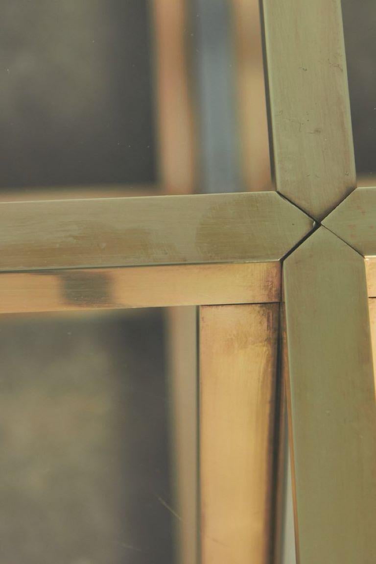 Table octogonale en laiton par Renato Zevi, 1970 en vente 3
