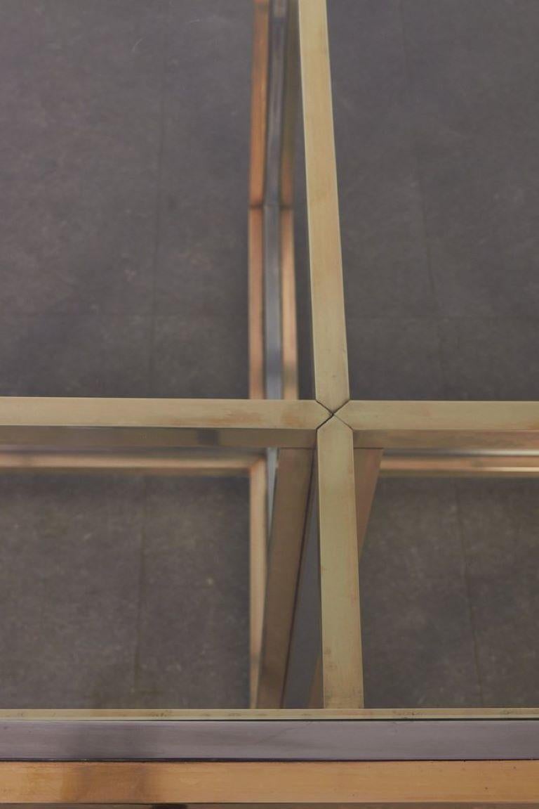 Table octogonale en laiton par Renato Zevi, 1970 en vente 4