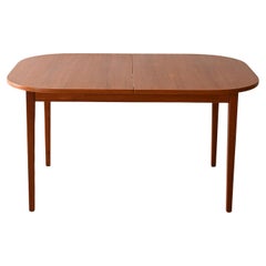 Vintage Oval extending teak table