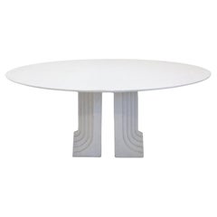 Tavolo ovale "Samo" di Carlo Scarpa per Simon Gavina, 1971