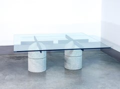 "Paracarro" table, design by Giovanni OFFREDI for SAPORITI. Italy, 1973